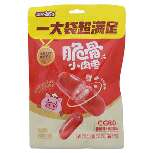 盐津铺子香辣味+奥尔良味脆骨小肉枣