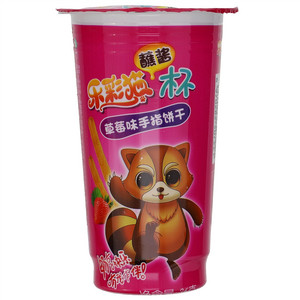 乐彩猫草莓味手指饼干