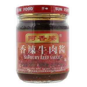 阿香婆香辣牛肉酱（麻味）SAVOURY BEEF SAUCE 200克