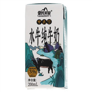 皇氏乳业甲天下水牛纯牛奶