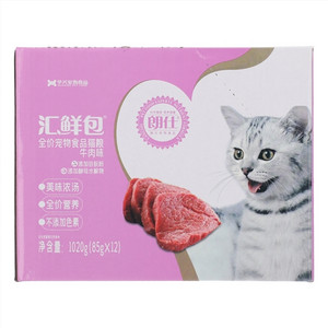 朗仕汇鲜包牛肉味全价宠物食品猫粮