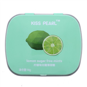 KISS PEARL柠檬味无糖薄荷糖