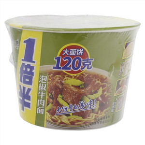 康师傅1倍半 泡椒牛肉桶面