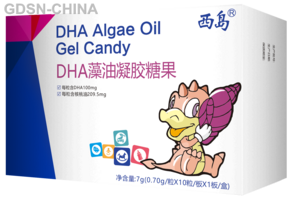 西岛DHA藻油凝胶糖果7g