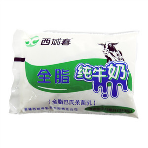 西域春全脂纯牛奶