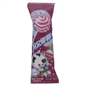 阿尔卑斯荔枝牛奶味硬糖棒棒糖