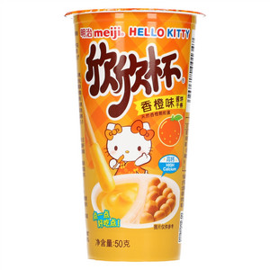 明治欣欣杯香橙味酱饼干条