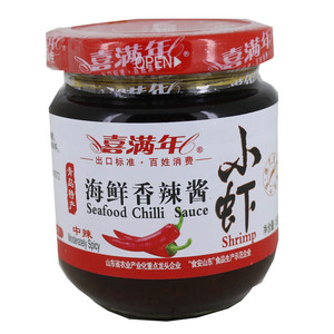 喜满年小虾海鲜香辣酱