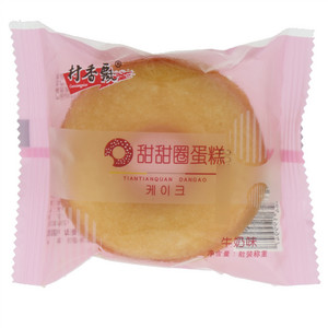 村香飘牛奶味甜甜圈蛋糕