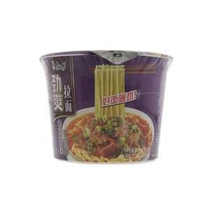 康师傅劲爽拉面老坛酸菜牛肉面（清真）