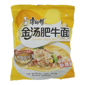 康师傅金汤肥牛面
