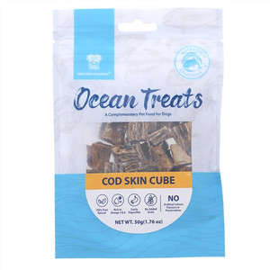 纳瑞施海味系列小蓝袋深海鳕鱼皮块