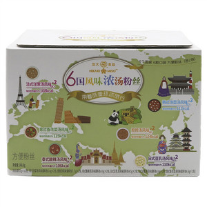 龙大6国风味浓汤粉丝