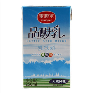 麦趣尔品酸乳天然风味乳饮料