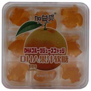 加益贝香橙味DHA果汁软糖