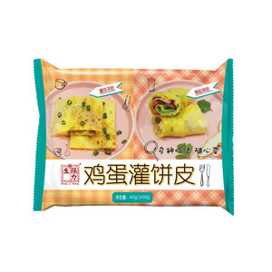 张力生鸡蛋罐饼皮450g