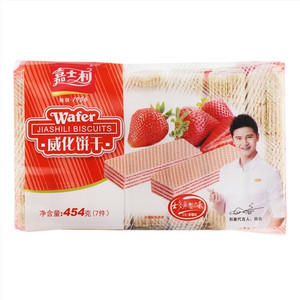 454g士多啤梨味威化饼干