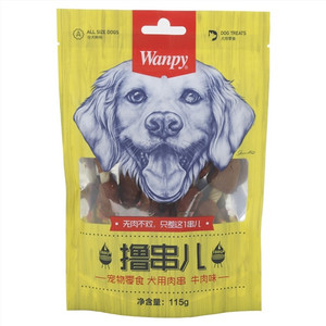 Wanpy牛肉味撸串儿 宠物零食 犬用肉串 