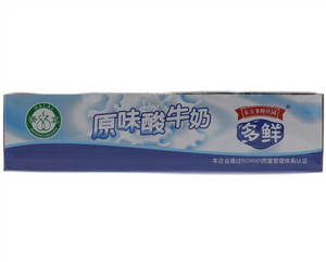 东方多鲜庄园多鲜原味酸牛奶1×100克×8杯
