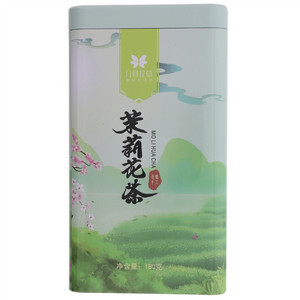 几何花草茉莉花茶