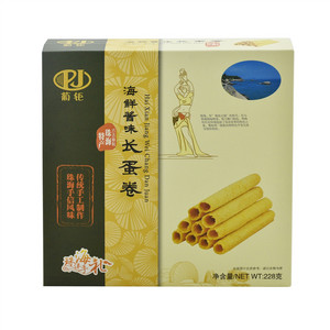 葡钜海鲜酱味长蛋卷