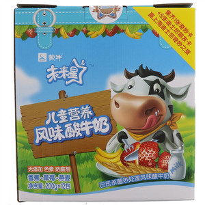 蒙牛未来星儿童营养酸牛奶200g*12