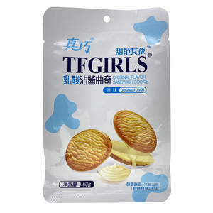 真巧甜范女孩原味乳酸沾酱曲奇