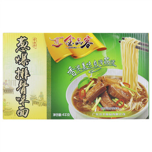 金品客葱爆排骨味面