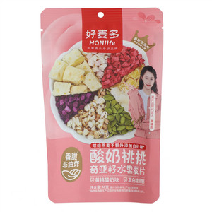 好麦多酸奶桃桃奇亚籽水果麦片