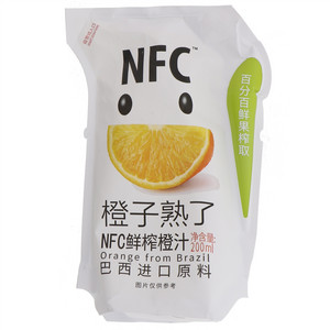 零度果坊NFC鲜榨橙汁