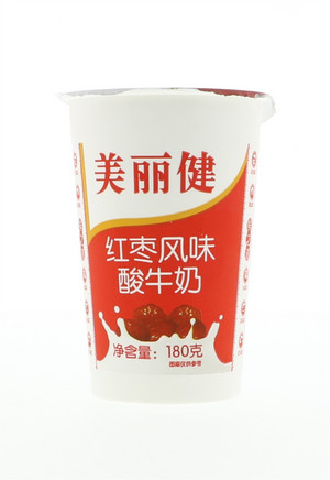 美丽健红枣酸牛奶180g