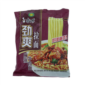 康师傅劲爽拉面 麻辣牛肉面（清真）