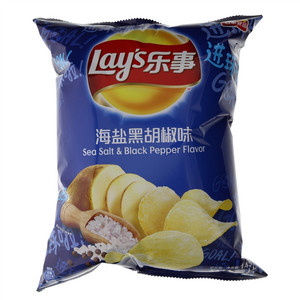 乐事海盐黑胡椒味145克*14包