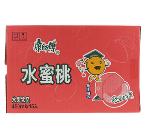 康师傅水蜜桃 水果饮品500ml×15入