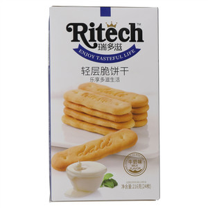 瑞多滋牛奶味轻层脆饼干