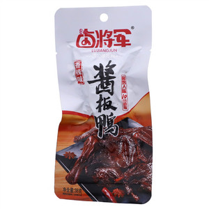 卤将军香辣味酱板鸭