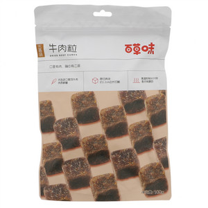 百草味五香味牛肉粒