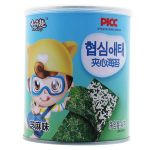 小萌趣芝麻味夹心海苔