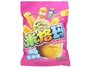 奶油玉米味夹心米果卷