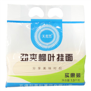 天麦然劲爽柳叶挂面