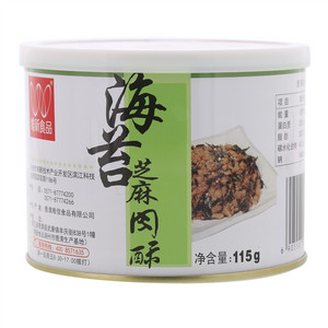 唯新海苔芝麻肉酥(肉粉松)115g