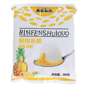 美家私厨缤纷水果菠萝汤圆