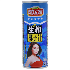 欢乐家生榨椰子汁（果肉型）245克