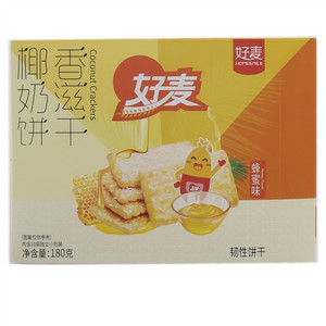 好麦椰香奶滋蜂蜜味饼干