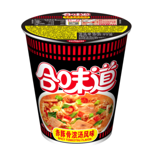 日清合味道赤豚骨浓汤风味油炸方便面