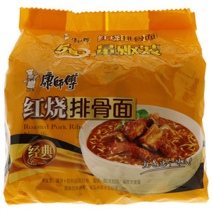 康师傅红烧排骨面