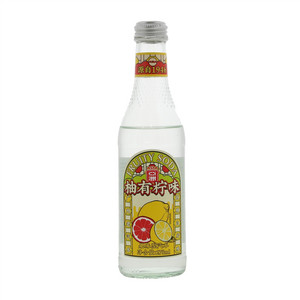 亚洲柚有柠味果汁型汽水（西柚白柠味）