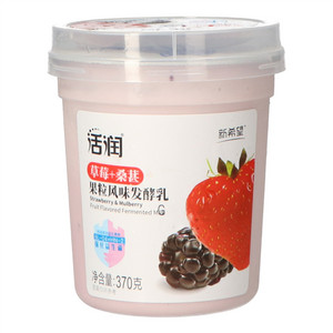 活润草莓+桑葚果粒风味发酵乳