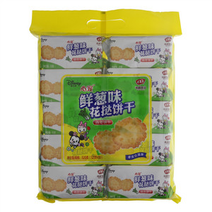 滨崎心宠鲜葱味花挞饼干