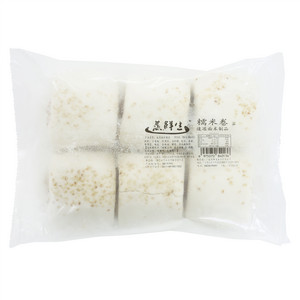蒸鲜生糯米卷